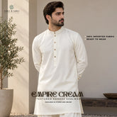 Empire Creem - imported textured Ready to wear Kameez Shalwar