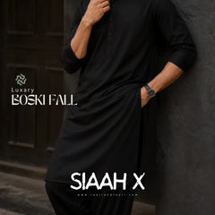 SIAAH X™ – Premium Summer Black Wash & Wear Fabric