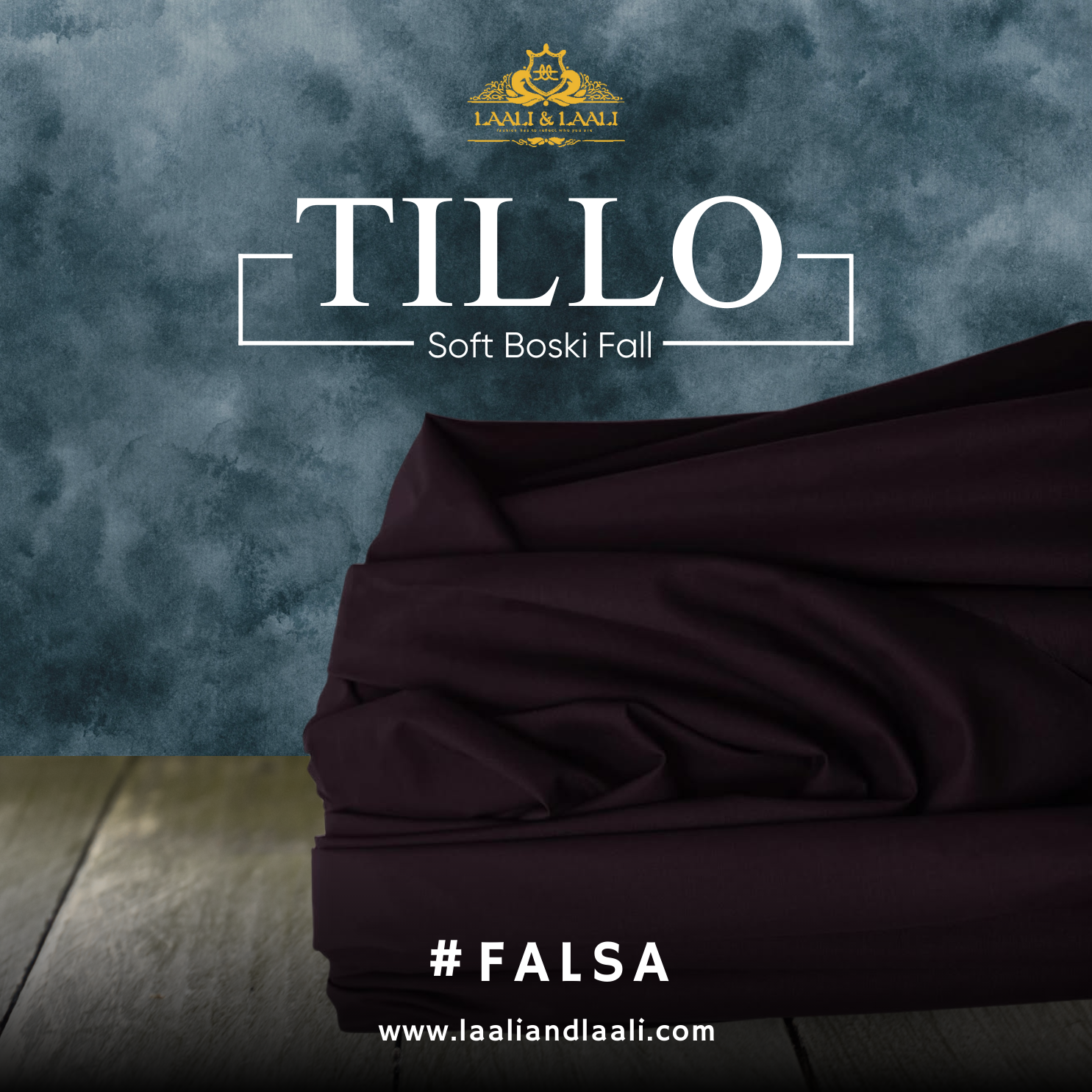 TILLO - Soft Boski Fall Premium Wash n Wear by LAALI & LAALI