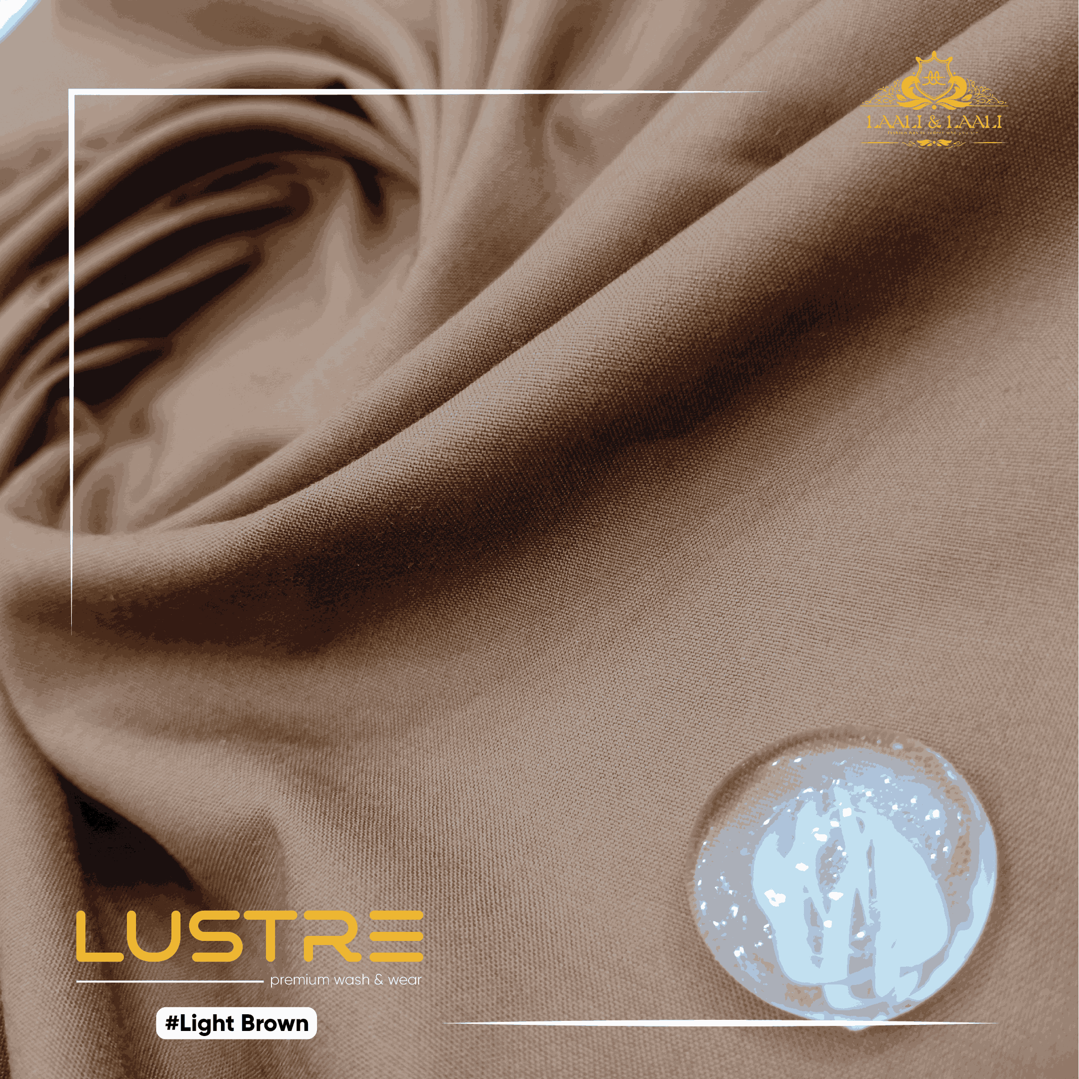 LUSTRE Premium Wash n Wear by LAALI & LAALI