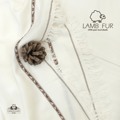 Laali & Laali 6 color collection of lamb fur wool shawls – durable and soft winter wear