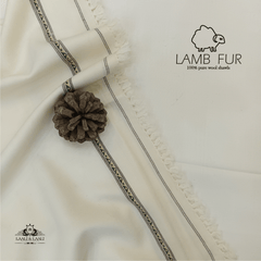Classic lamb wool shawl for men – versatile winter accessory with premium finish