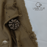 Elegant men’s lamb wool shawl in black color – traditional Pakistani winter fashion