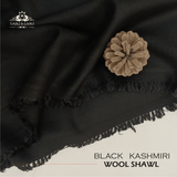 Special Black Kashmiri Shawl - LAALI & LAALI