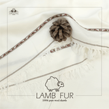 Laali & Laali premium lamb fur wool shawl for men in Pakistan – soft and warm winter wear