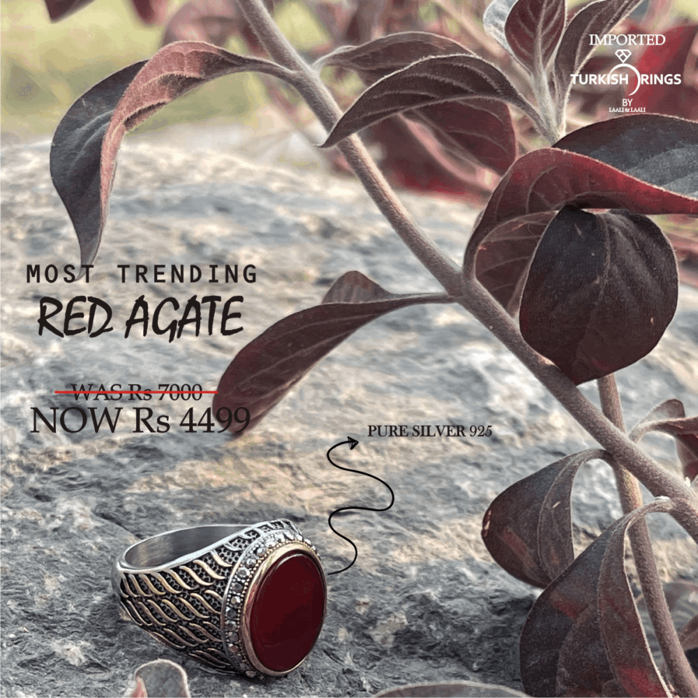 TURKISH RED AGATE - LAALI & LAALI
