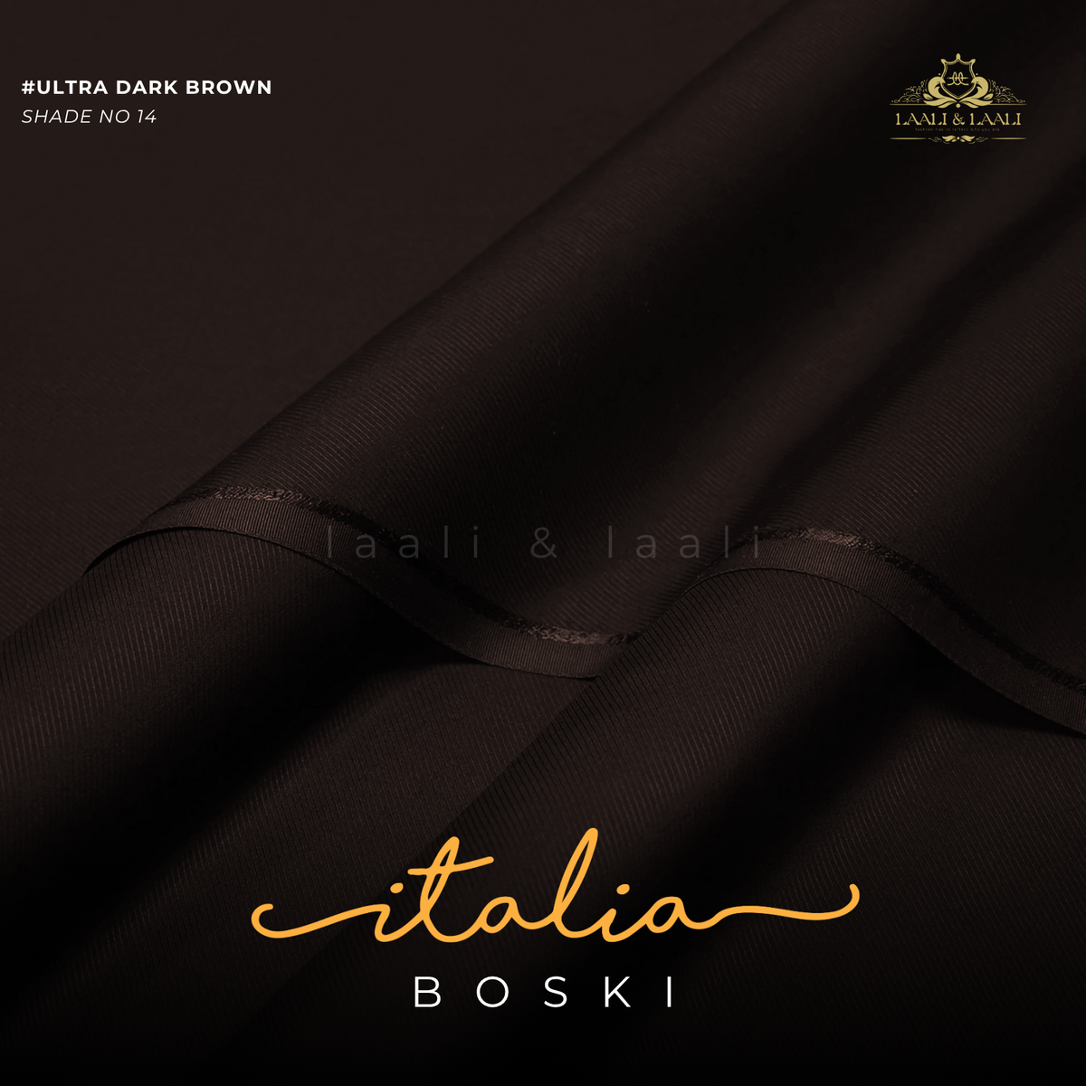 Italian Boski - Ultra Dark Brown by  LAALI & LAALI  