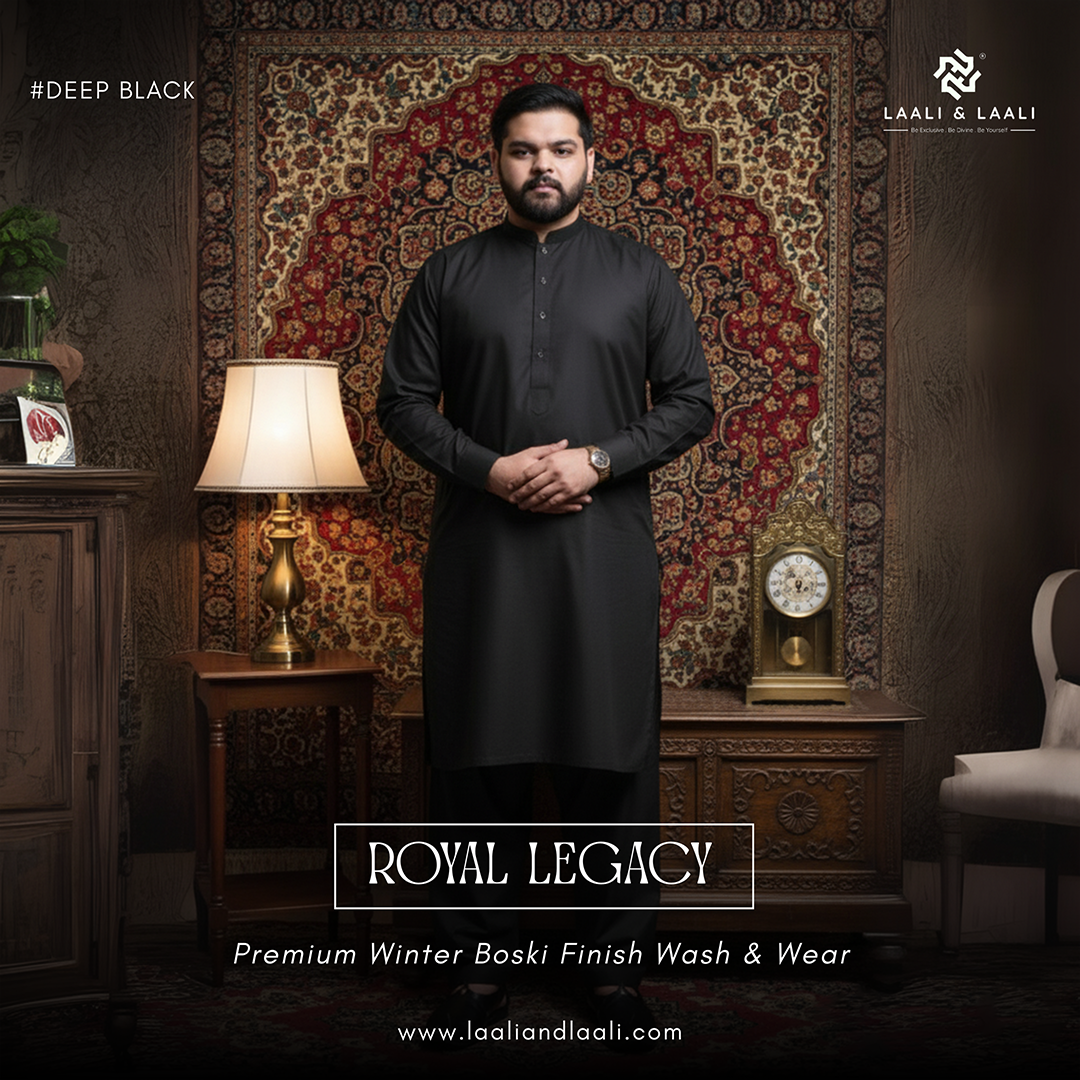Soft and durable Boski fabric with premium finish for winter wear