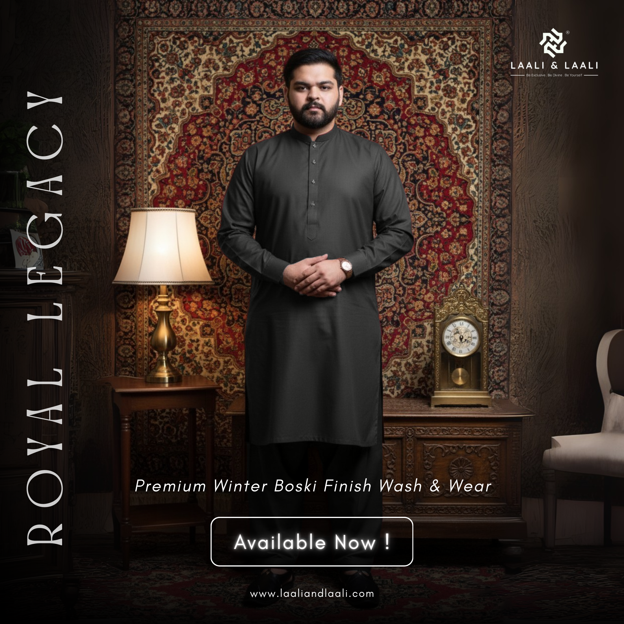 Luxury wash n wear Boski fabric with smooth fall – Royal Legacy