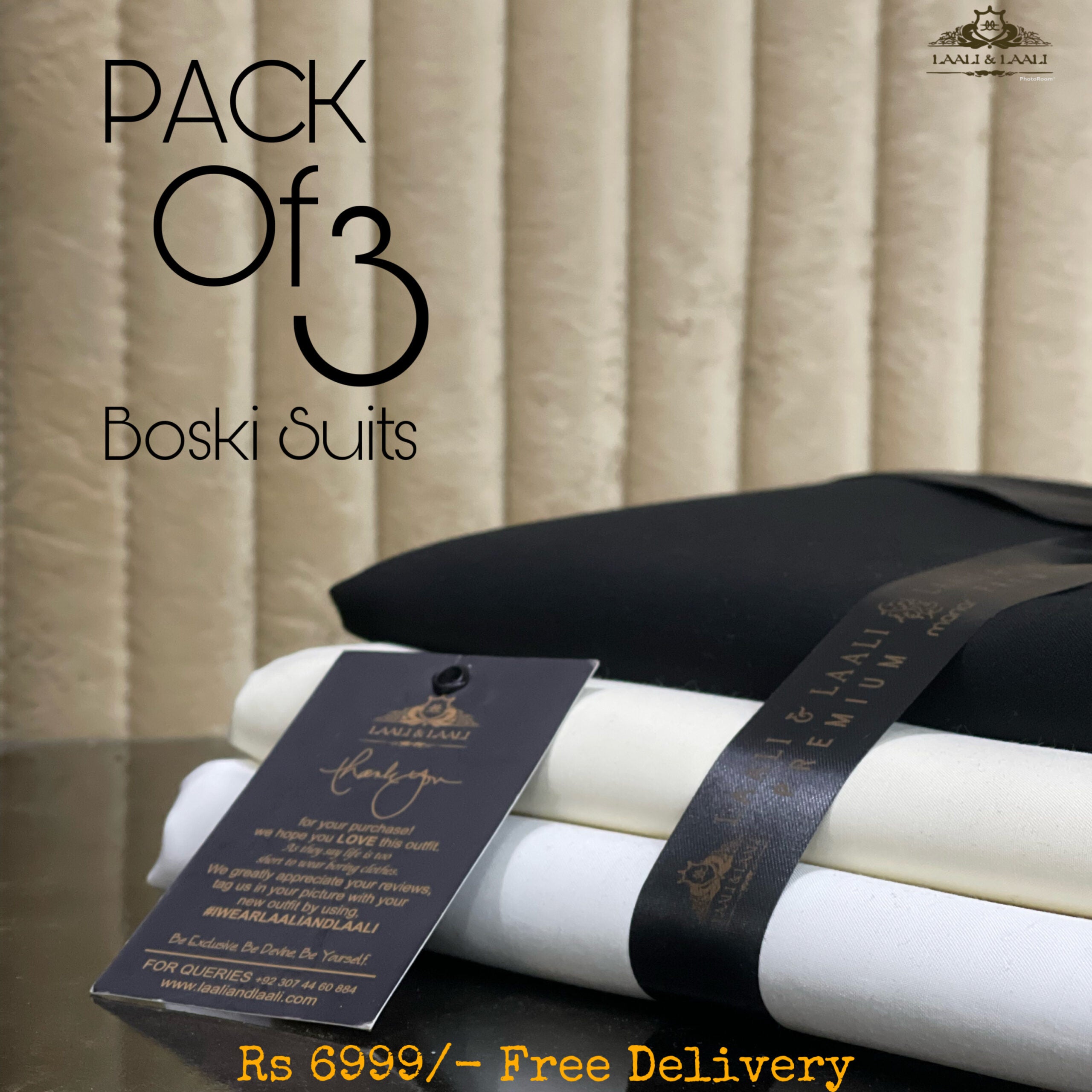 PACK OF 3 BOSKI SUITS